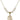 Saint Hubert of Liege Crystal Necklace | 3/4 inch | 6mm Beads   14kt Gold Filled