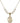Saint Hubert of Liege Crystal Necklace | 3/4 inch | 6mm Beads   14kt Gold Filled