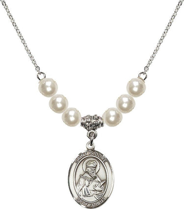 Collar de Cristal de San Isidoro de Sevilla | 1,9 cm | Cuentas de 6 mm