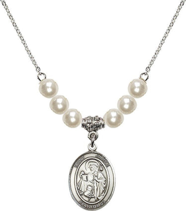Collar de cristal de Santiago el Mayor | 1.9 cm | Cuentas de 6 mm