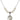 Saint Jason Crystal Necklace | 3/4 inch | 6mm Beads   Sterling Silver