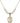 Saint Justin Crystal Necklace | 3/4 inch | 6mm Beads   14kt Gold Filled