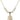 Saint John the Apostle Crystal Necklace | 3/4 inch | 6mm Beads   14kt Gold Filled