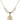 Saint Lawrence Crystal Necklace | 3/4 inch | 6mm Beads   14kt Gold Filled