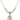 Saint Louise de Marillac Crystal Necklace | 3/4 inch | 6mm Beads   14kt Gold Filled