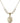 Saint Lucia of Syracuse Crystal Necklace | 3/4 inch | 6mm Beads   14kt Gold Filled