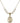 Saint Lazarus Crystal Necklace | 3/4 inch | 6mm Beads   14kt Gold Filled