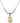 Saint Kilian Crystal Necklace | 3/4 inch | 6mm Beads   14kt Gold Filled
