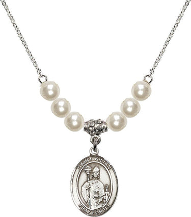 Collar de cristal de San Kilian | 1,9 cm | Cuentas de 6 mm | N31-8067