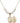 Saint Luke the Apostle Crystal Necklace | 3/4 inch | 6mm Beads   14kt Gold Filled