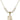 Saint Luke the Apostle Crystal Necklace | 3/4 inch | 6mm Beads   14kt Gold Filled