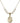 Saint Maria Faustina Crystal Necklace | 3/4 inch | 6mm Beads   14kt Gold Filled