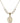 Saint Maximilian Kolbe Crystal Necklace | 3/4 inch | 6mm Beads   14kt Gold Filled
