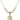 Saint Michael the Archangel Crystal Necklace | 3/4 inch | 6mm Beads   14kt Gold Filled