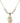 Saint Michael the Archangel Crystal Necklace | 3/4 inch | 6mm Beads   14kt Gold Filled