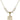 Saint Philomena Crystal Necklace | 3/4 inch | 6mm Beads   14kt Gold Filled