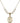 Saint Philomena Crystal Necklace | 3/4 inch | 6mm Beads   14kt Gold Filled