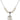 Saint Nicholas Crystal Necklace | 3/4 inch | 6mm Beads   Sterling Silver