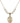 Saint Peregrine Crystal Necklace | 3/4 inch | 6mm Beads   14kt Gold Filled
