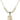 Saint Peter the Apostle Crystal Necklace | 3/4 inch | 6mm Beads   14kt Gold Filled