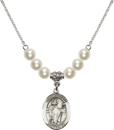 St. Richard Crystal Necklace | 3/4 inch | 6mm Beads