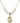 Saint Rose of Lima Crystal Necklace | 3/4 inch | 6mm Beads   14kt Gold Filled