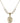 Saint Scholastica Crystal Necklace | 3/4 inch | 6mm Beads   14kt Gold Filled