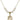 Saint Edith Stein Crystal Necklace | 3/4 inch | 6mm Beads   14kt Gold Filled