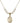 Saint Stephen the Martyr Crystal Necklace | 3/4 inch | 6mm Beads   14kt Gold Filled