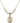 Saint Timothy Crystal Necklace | 3/4 inch | 6mm Beads   14kt Gold Filled