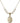 Saint Thomas Aquinas Crystal Necklace | 3/4 inch | 6mm Beads   14kt Gold Filled
