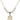 Saint Thomas More Crystal Necklace | 3/4 inch | 6mm Beads   14kt Gold Filled