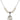 Saint William of Rochester Crystal Necklace | 3/4 inch | 6mm Beads   Sterling Silver