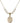 Saint Leo the Great Crystal Necklace | 3/4 inch | 6mm Beads   14kt Gold Filled