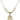 Saint Valentine of Rome Crystal Necklace | 3/4 inch | 6mm Beads   14kt Gold Filled