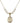 Saint Valentine of Rome Crystal Necklace | 3/4 inch | 6mm Beads   14kt Gold Filled