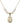 Saint Brigid of Ireland Crystal Necklace | 3/4 inch | 6mm Beads   14kt Gold Filled