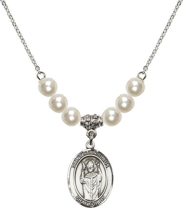 Collar de cristal San Estanislao de Cracovia | 1,9 cm | Cuentas de 6 mm