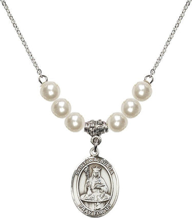 Collar de Cristal de Santa Walburga | 1,9 cm | Cuentas de 6 mm
