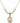 Saint Agnes of Rome Crystal Necklace | 3/4 inch | 6mm Beads   14kt Gold Filled
