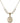Saint Marcellin Champagnat Crystal Necklace | 3/4 inch | 6mm Beads   14kt Gold Filled