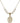 Saints Cosmas & Damian Crystal Necklace | 3/4 inch | 6mm Beads   14kt Gold Filled