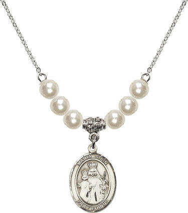 Collar de cristal María Stein | 1,9 cm | Cuentas de 6 mm | N31-8133