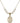 Saint Vincent de Paul Crystal Necklace | 3/4 inch | 6mm Beads   14kt Gold Filled