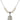 Saint Jerome Crystal Necklace | 3/4 inch | 6mm Beads   Sterling Silver