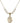 Saint Ambrose Crystal Necklace | 3/4 inch | 6mm Beads   14kt Gold Filled