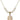 Saint Christopher Crystal Necklace | 3/4 inch | 6mm Beads   14kt Gold Filled