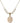 Saint Christopher Crystal Necklace | 3/4 inch | 6mm Beads   14kt Gold Filled