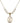 Saint Christopher Crystal Necklace | 3/4 inch | 6mm Beads   14kt Gold Filled