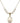 Saint Christopher Crystal Necklace | 3/4 inch | 6mm Beads   14kt Gold Filled